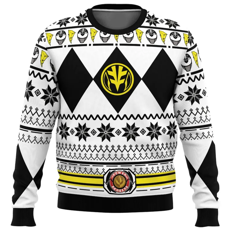 Power Rangers Ugly Christmas Hoodie 1