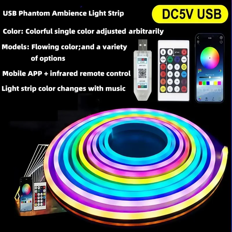 RGBIC Neon LED Strip Light Kit 1