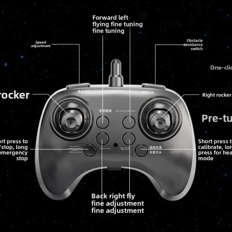 Mini RC Space Rocket Drone Toy 5