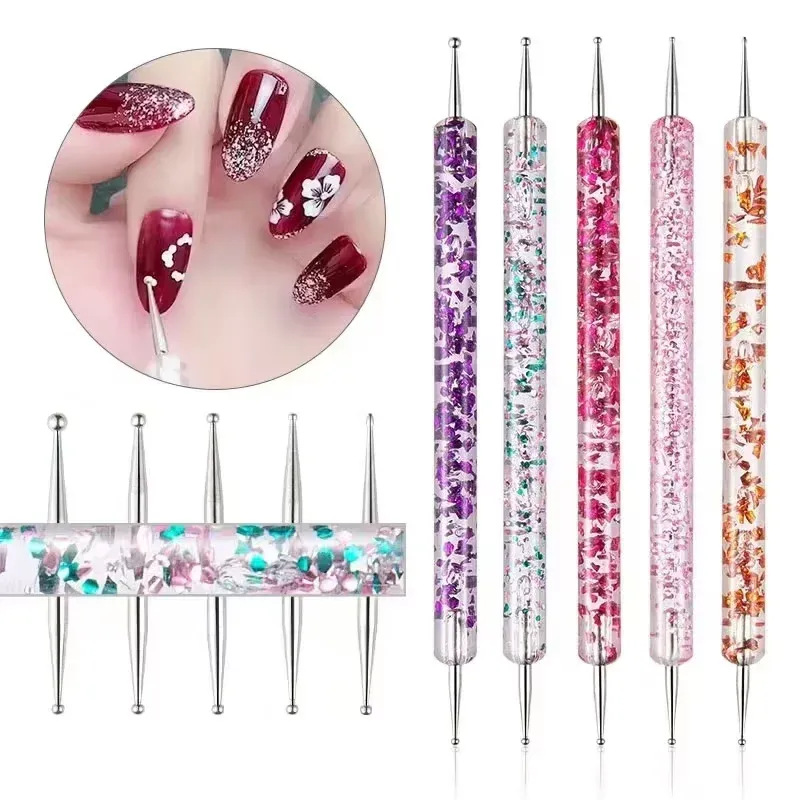 Dual-Ended Nail Art Dotting Pen Set 2