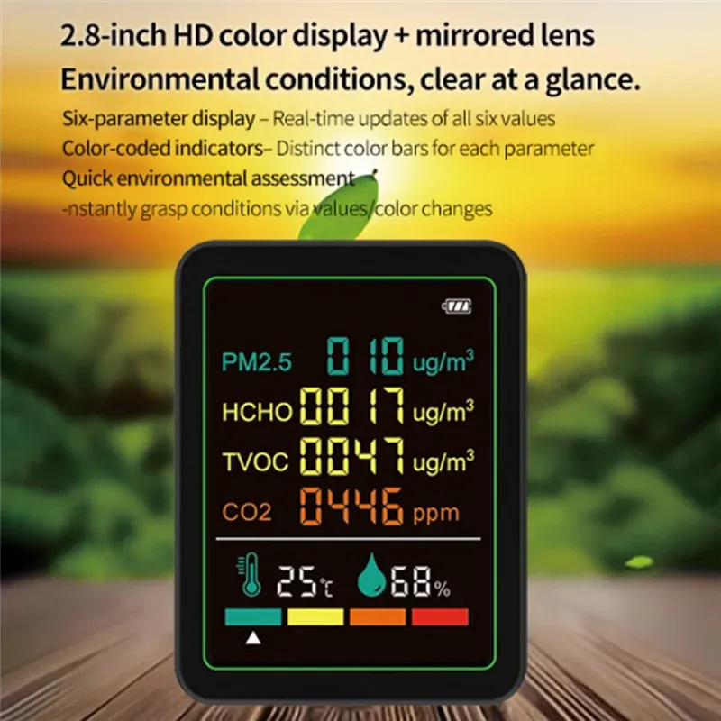 BAAY 6-in-1 Air Quality Monitor 5