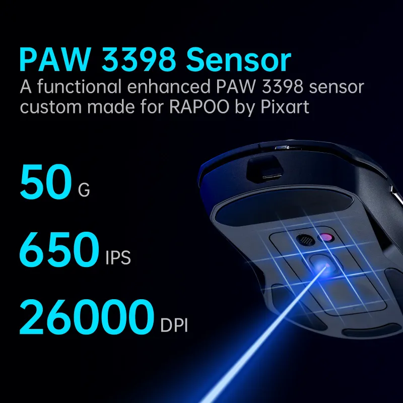 Rapoo VT9PRO 26000 DPI Wireless Gaming Mouse 2