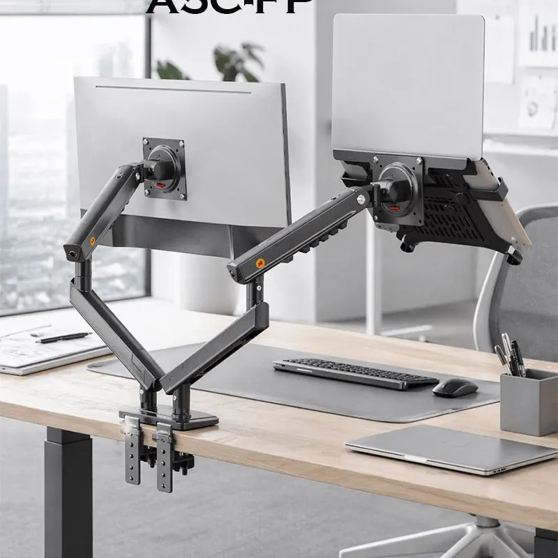 Dual Monitor & Laptop Gas Spring Mount 5