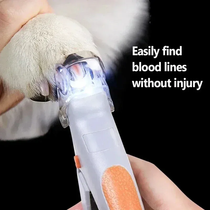 LED Light Pet Nail Clipper Scissors 1
