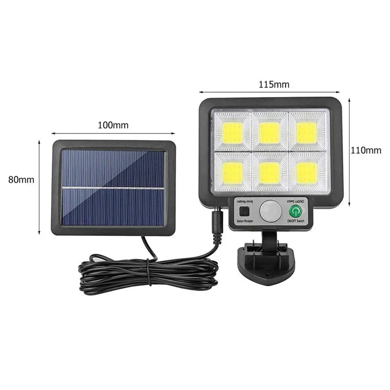 Solar Motion Sensor Wall Light 6