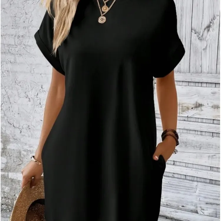 Boho Beach Mini Dress with Pockets 3