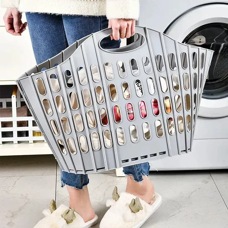 Collapsible Laundry Hamper Basket 1