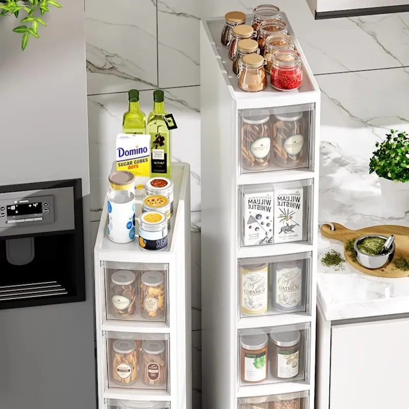 Slim Multi-Layer Storage Cabinet 6