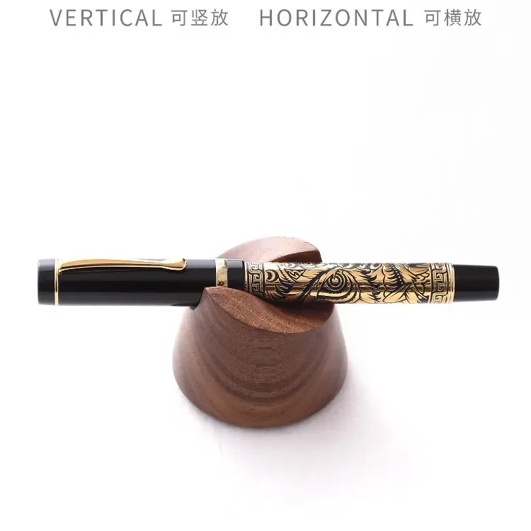 Walnut Wood Pen Holder Stand 4