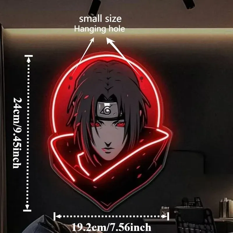 Itachi Uchiha Neon LED Wall Sign 6