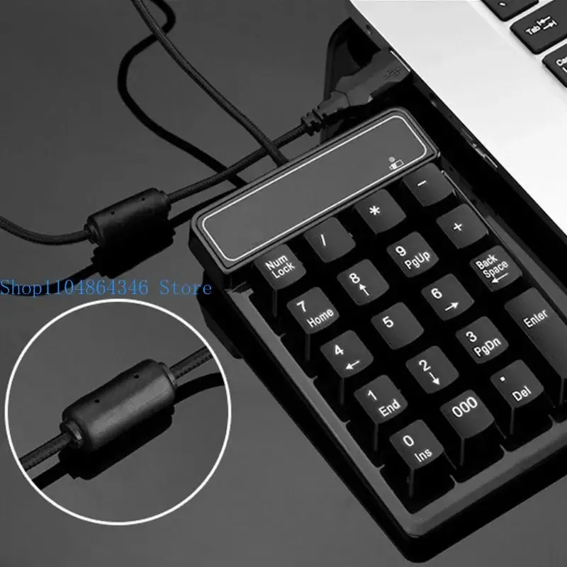 Mini USB Numeric Keypad - 19 Keys 3