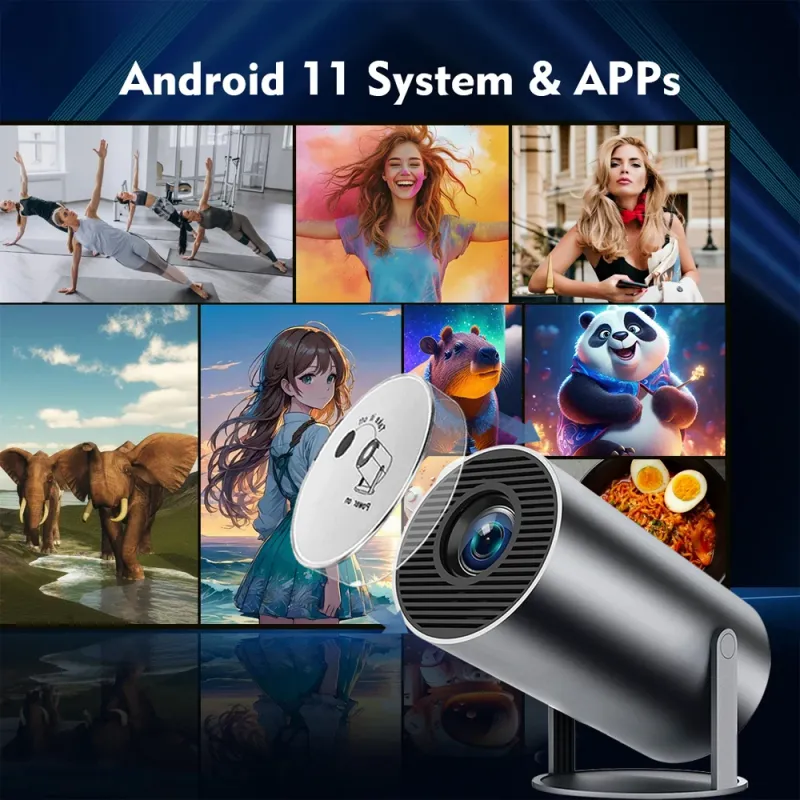 DITONG HY300 Pro 4K Android Projector 6