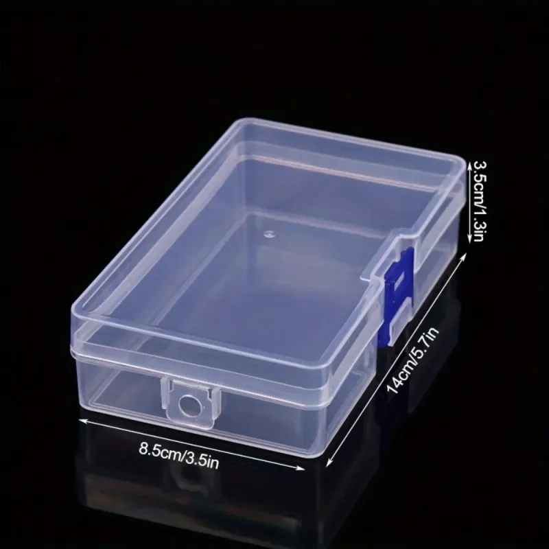 4-Pack Clear Storage Boxes 5