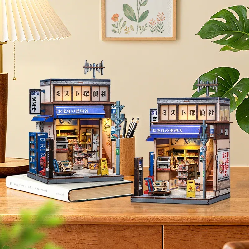 CUTEBEE Japanese Mini Store Book Nook Kit 6