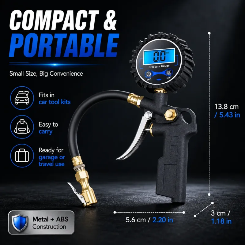 Digital Tire Pressure Gauge Inflator 5