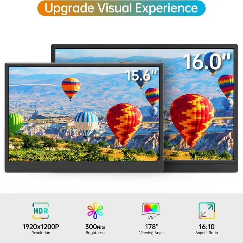 UPERFECT 16" 120Hz Portable Monitor 2