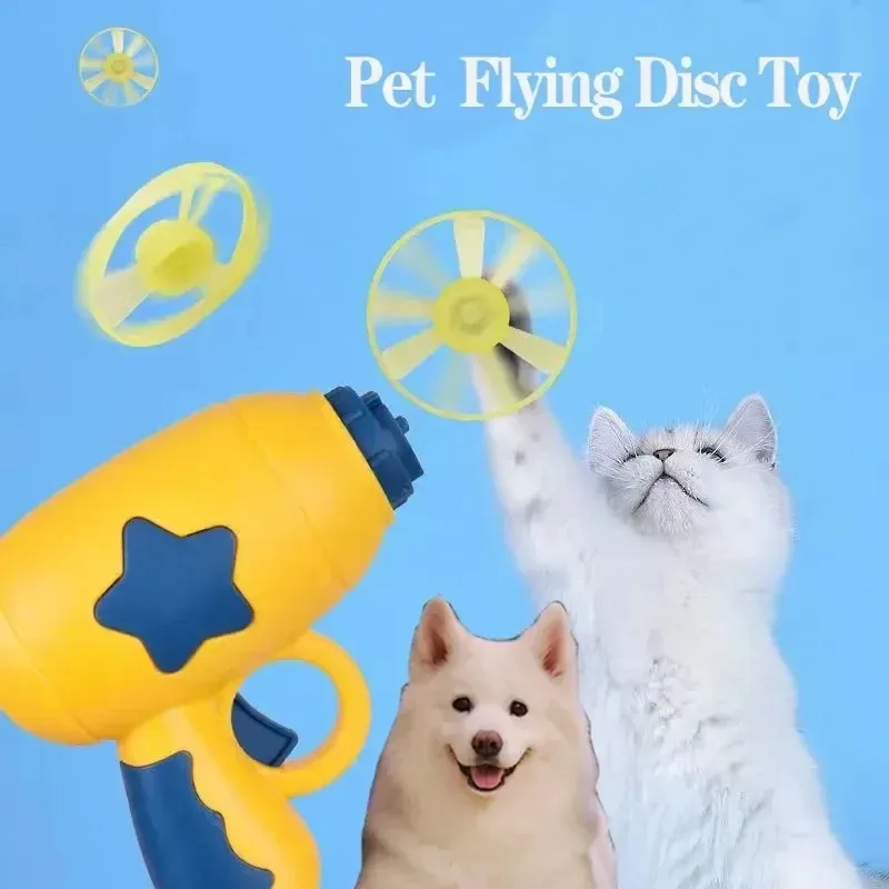 Interactive Flying Disc Cat Toy 2