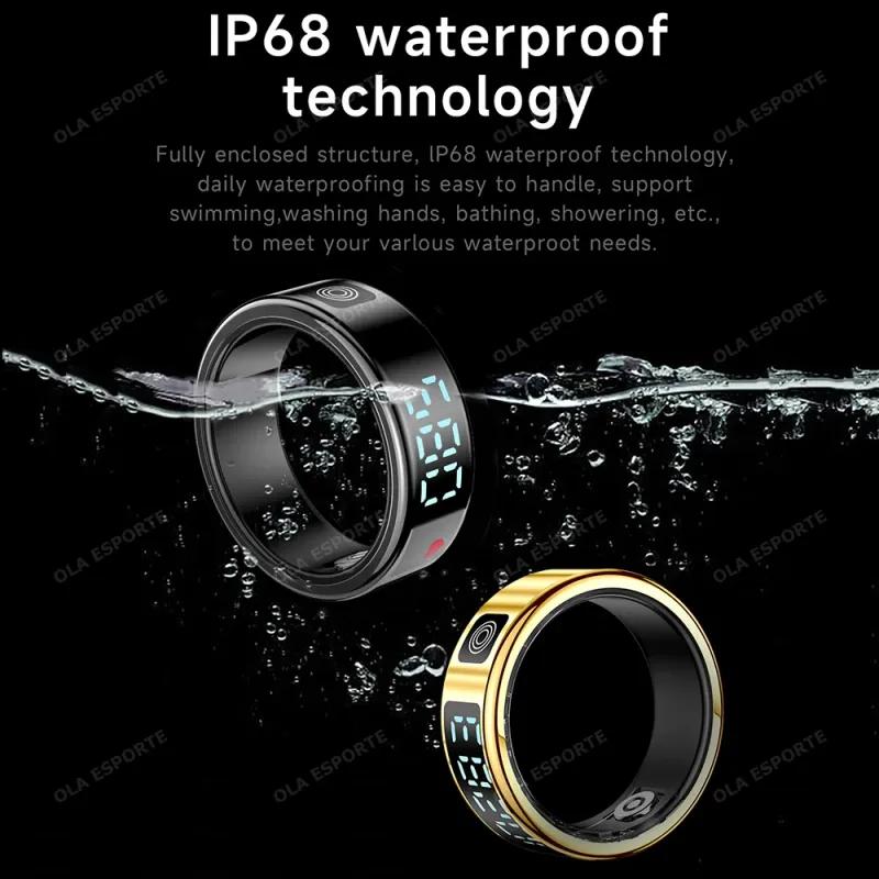 R12 Smart Ring with Touch Display 5