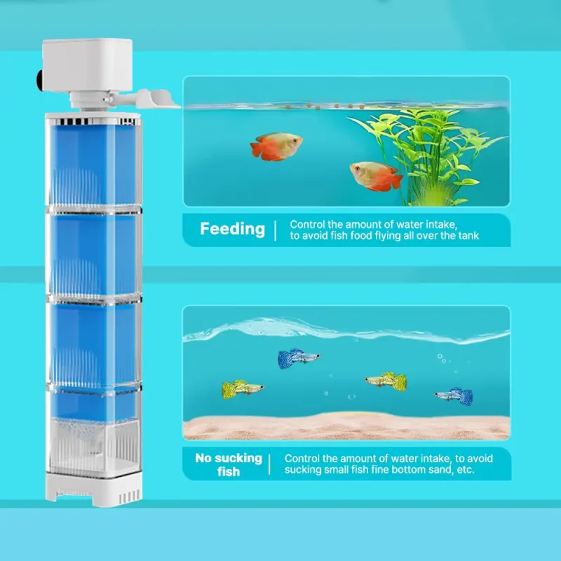 Silent Submersible Aquarium Filter Pump 2