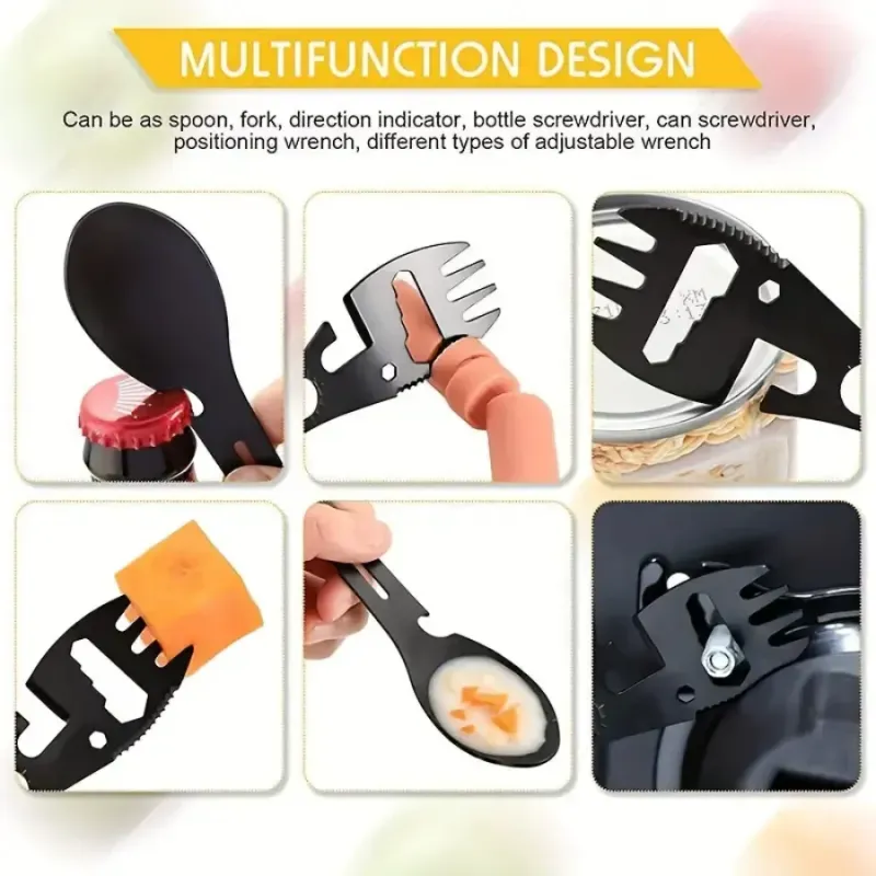 Outdoor Fork & Spoon Camping Tool 5