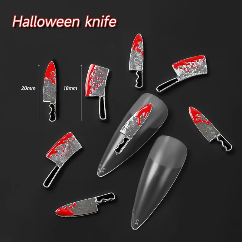 Halloween Blood Nail Art Charms Set 6