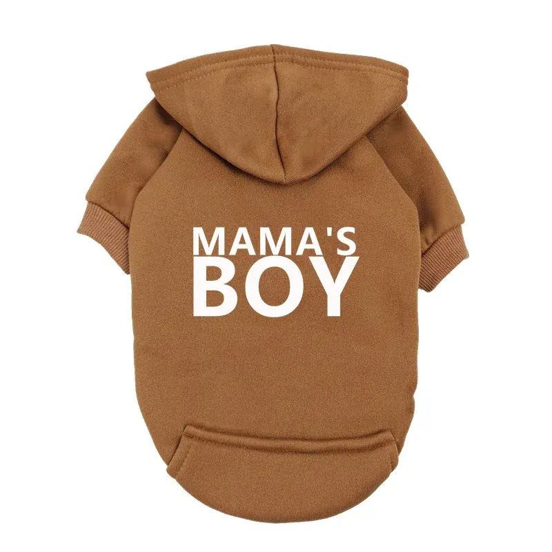 Mama's Boy Fleece Dog Hoodie 1