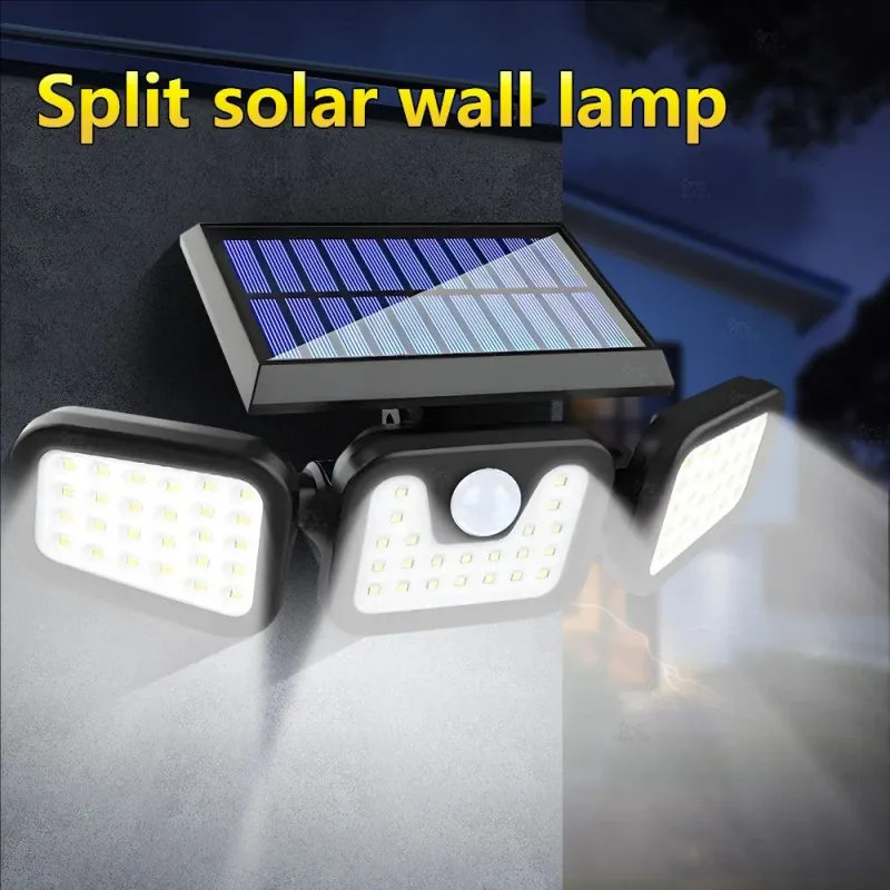 3 Head Solar Security Lights 5