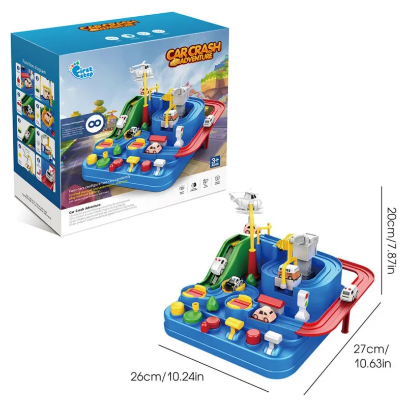 City Rescue Car Race Track Playset 1