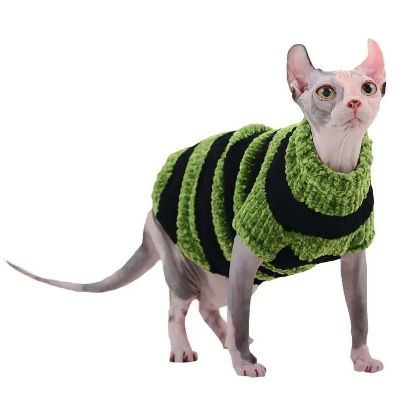 Sphynx Cat Winter Wool Sweater 2