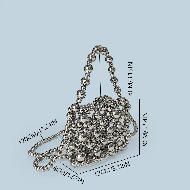 Pearl Chain Mini Crossbody Bag 5
