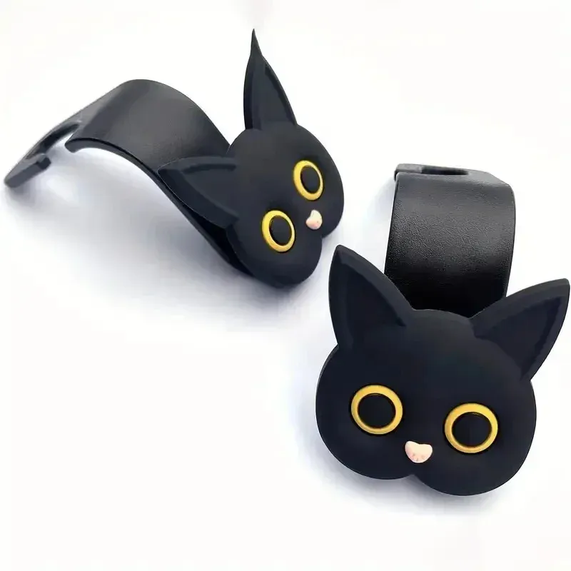 3D Cartoon Cat Car Headrest Hook 3