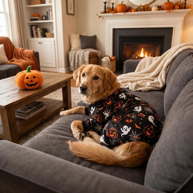 Dog Halloween Pajamas Costume 4