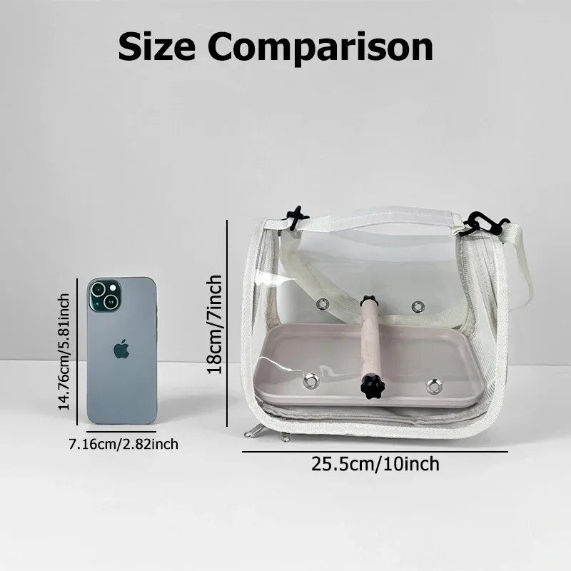 Portable Bird Travel Bag with Stand 4
