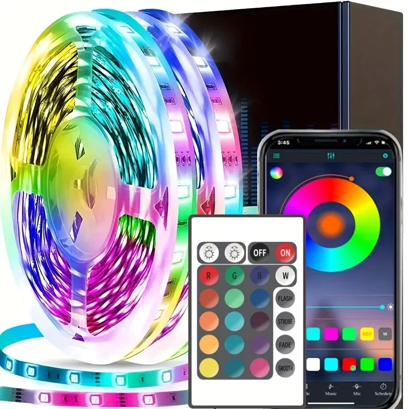 RGB LED Strip Lights with Music Sync 1