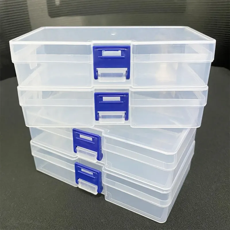 4-Pack Clear Storage Boxes 4
