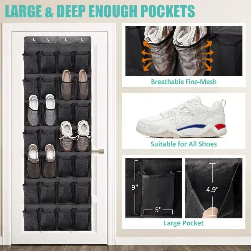 40-Pocket Wall Shoe Organizer 4