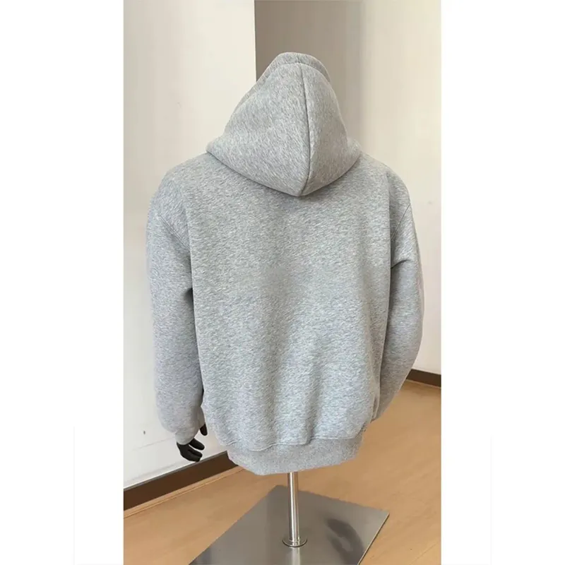 Men's Double Zipper Hooded Cardigan 4