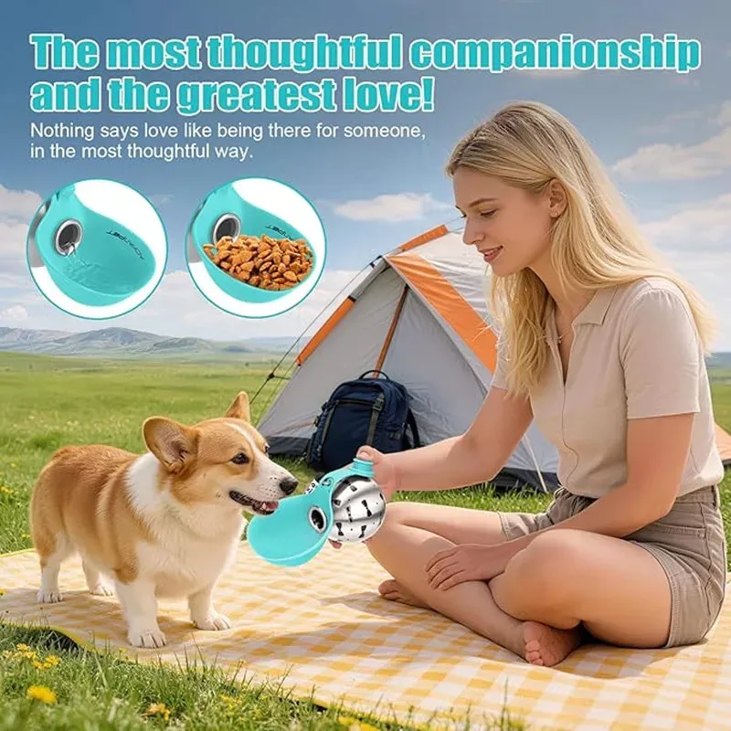Portable Dog Water Bottle with Bowl 4