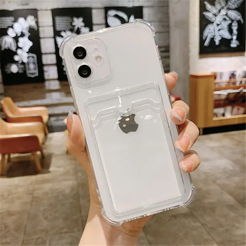 Clear Card Slot iPhone Case 6