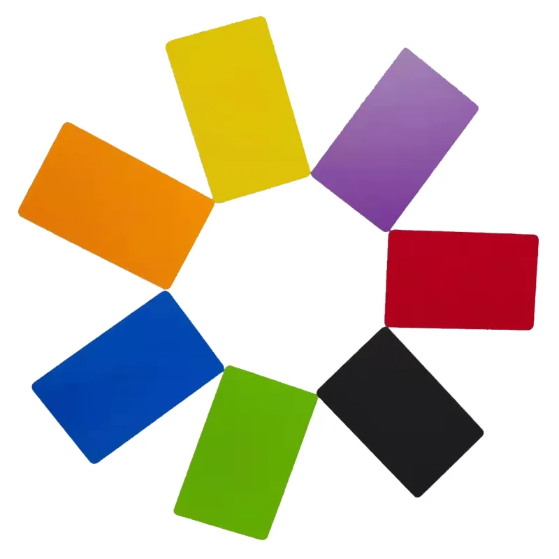Blank Colored PVC RFID NFC Cards 2