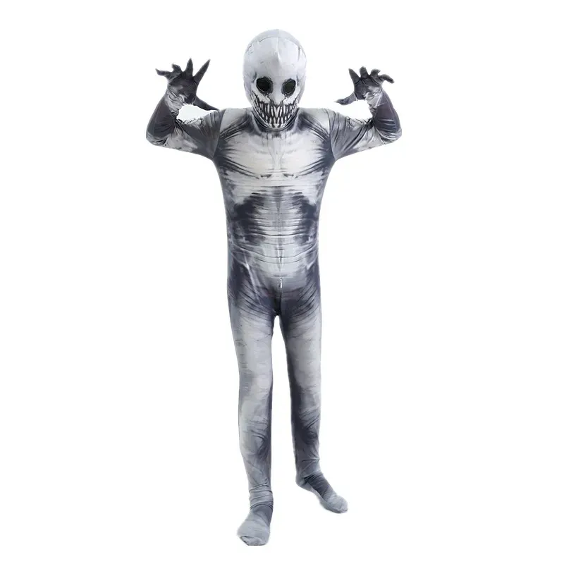 Kids Halloween Ghost Costume Bodysuit 1