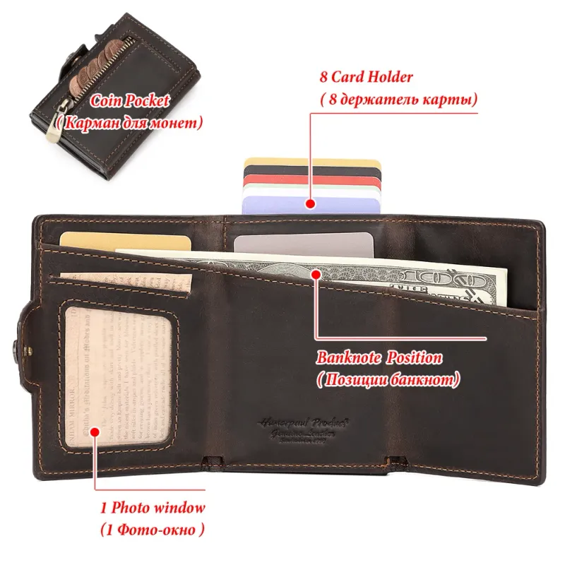 HUMERPAUL Slim Leather Card Holder 4