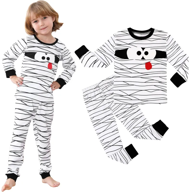 Kids Mummy Costume Pajamas Set 1
