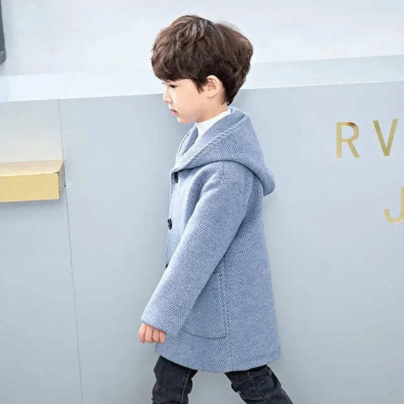 Boys Korean Winter Wool Jacket 5