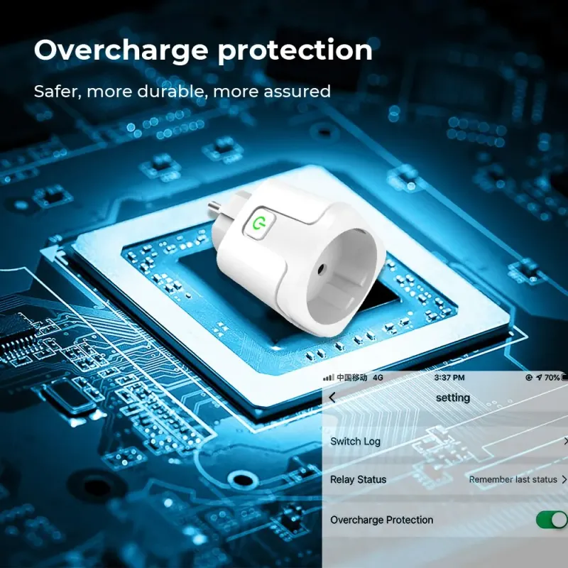 EU 20A WiFi Smart Socket with Power Monitoring 6