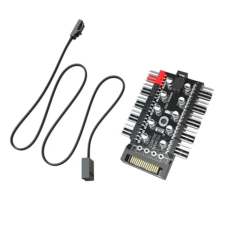 TEUCER 10-Port PWM Fan Hub Splitter 2