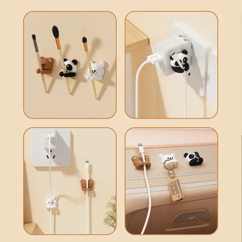 WORTHBUY Cute Desktop Cable Organizer 6