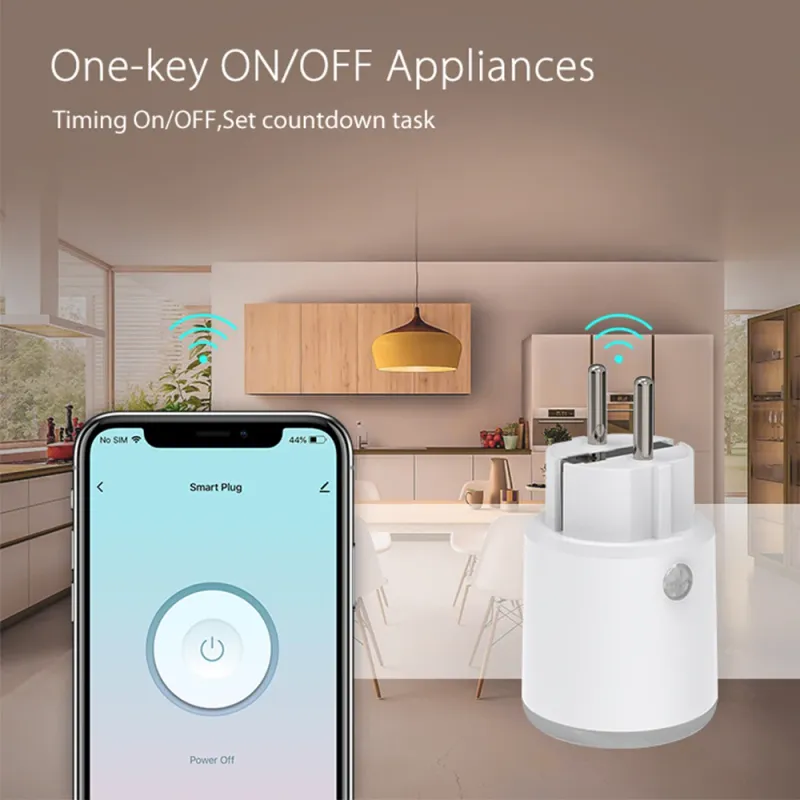 EU Tuya Smart WiFi Energy Monitoring Plug 4