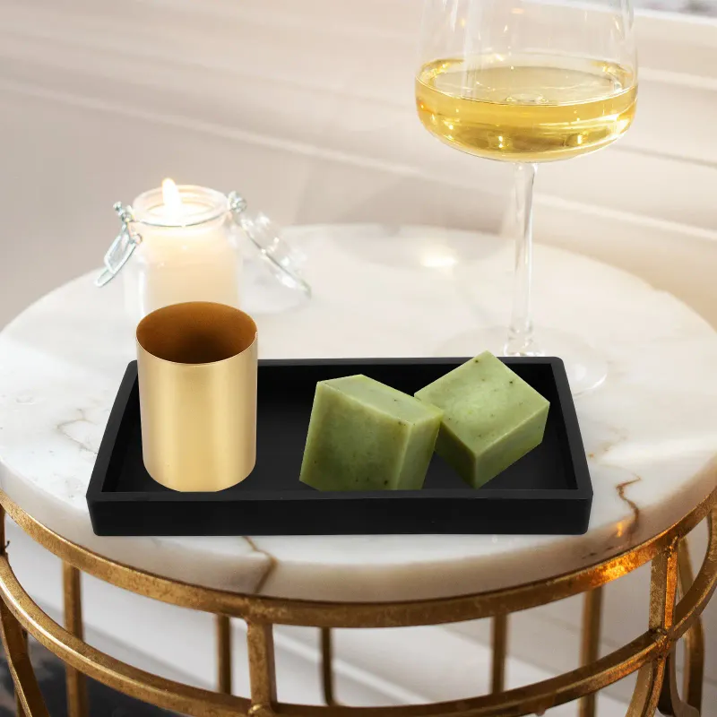 Bathroom Silicone Vanity Tray 5