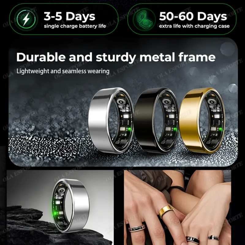 Smart Ring Heart Rate & Blood Oxygen Monitor 6